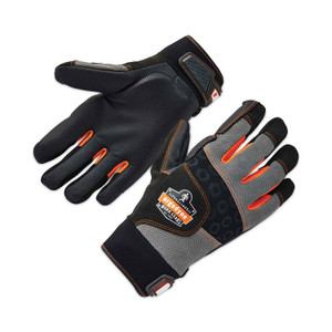 ergodyne ProFlex 9002 Certified Full-Finger Anti-Vibration Gloves, Black, Medium, Pair, Ships in 1-3 Business Days (EGO17703) View Product Image