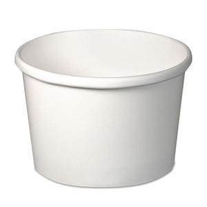 SOLO Flexstyle Double Poly Paper Containers, 8 oz, White, Paper, 25/Pack, 20 Packs/Carton View Product Image
