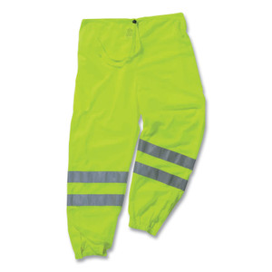 ergodyne GloWear 8910 Class E Hi-Vis Pants, Small/Medium, Lime View Product Image