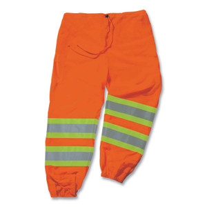 ergodyne GloWear 8911 Class E Two-Tone Pants, 4X-Large/5X-Large, Orange View Product Image