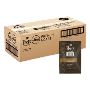 Peet's Coffee & Tea FLAVIA Ground Coffee Freshpacks, French Roast, 76/Carton View Product Image
