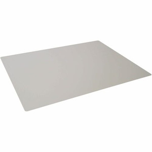 DURABLE Contoured Edge Desk Mat - Office - 19.69" Length x 25.59" Width - Rectangular - Polypropylene, Plastic - Gray Product Image 