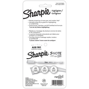 Sharpie Accent Highlighters w/Smear Guard (SAN2157486) View Product Image