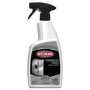 WEIMAN Stainless Steel Cleaner and Polish, Floral Scent, 22 oz Spray Bottle, 6/Carton (WMN108) View Product Image