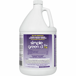 Simple Green D Pro 5 One-Step Disinfectant - Concentrate - 128 fl oz (4 quart) - Disinfectant, Unscented, Dye-free - Clear - (SMP30501CT) Product Image 