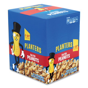 Planters Salted Peanuts, 1.75 oz Pack, 18 Packs/Box, Ships in 1-3 Business Days (GRR20900627) View Product Image