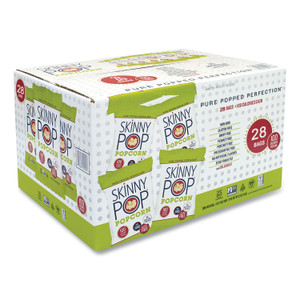 SkinnyPop Popcorn Popcorn, Original, 0.65 oz Bag, 24/Carton, Ships in 1-3 Business Days (GRR22000408) View Product Image