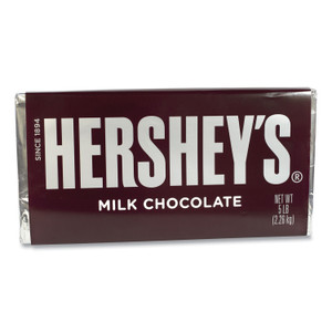 Hershey's Milk Chocolate Bar, 5 lb Bar, Ships in 1-3 Business Days (GRR24600015) View Product Image
