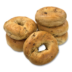 National Brand Fresh Cinnamon Raisin Bagels, 6/Pack, Ships in 1-3 Business Days (GRR90000008) View Product Image