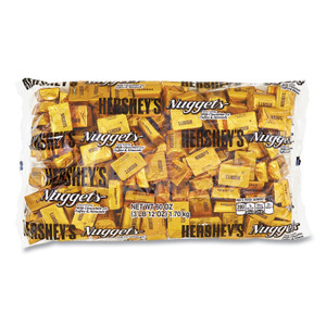 Hershey's Nuggets, Bulk Pack, Milk Chocolate with Toffee and Almonds, 60 oz Bag View Product Image