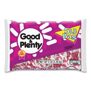 Good & Plenty Licorice Candy, 5 lb Bag, Ships in 1-3 Business Days (GRR24600004) View Product Image