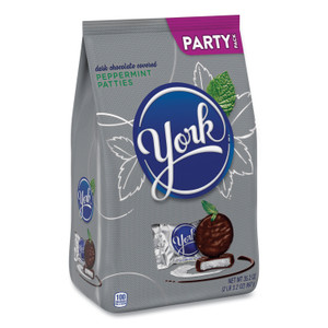 York Party Pack Peppermint Patties, Miniatures, 35.2 oz Bag, Ships in 1-3 Business Days (GRR24600409) View Product Image