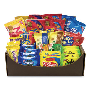 Snack Box Pros Snack Treats Variety Care Package, 40 Assorted Snacks/Box, Ships in 1-3 Business Days (GRR70000037) View Product Image