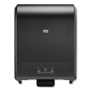 Tork Mechanical Hand Towel Roll Dispenser, H80 System, 12.32 x 9.32 x 15.95, Black (TRK772828) View Product Image