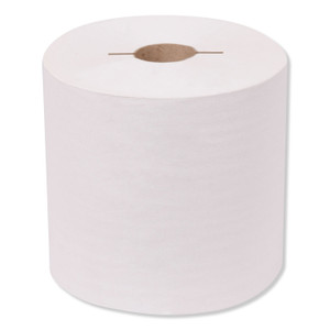 Tork Universal Hand Towel Roll, Notched, 1-Ply, 7.5 x 10, White, 756/Roll, 6/Carton (TRK7171600) View Product Image