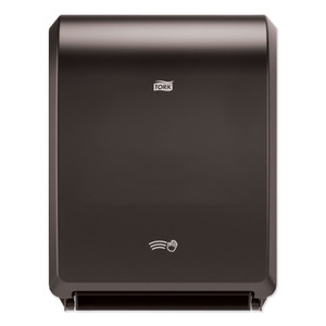 Tork Electronic Hand Towel Roll Dispenser, 7.5" Roll, 12.32 x 9.32 x 15.95, Black (TRK771728) View Product Image