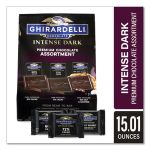 Ghirardelli Intense Dark Chocolate Premium Collection, 15.01 oz Bag, Ships in 1-3 Business Days (GRR22001102) View Product Image