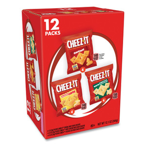 Cheez-It Baked Snack Crackers Variety Pack, Assorted Flavors, (8) 0.75 oz and (37) 1.5 oz Bags/Box, Ships in 1-3 Business Days View Product Image