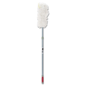 Rubbermaid Commercial HiDuster Overhead Duster with Straight Launderable Head, 51" Extension Handle (RCPT11000GY) View Product Image