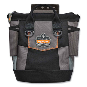 ergodyne Arsenal 5517 Premium Topped Tool Pouch with Zipper, 6 x 10 x 11.5, Polyester, Black, Ships in 1-3 Business Days (EGO13647) View Product Image