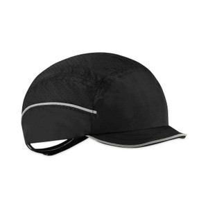 ergodyne Skullerz 8955 Lightweight Bump Cap Hat, Micro Brom, Black, Ships in 1-3 Business Days (EGO23362) View Product Image