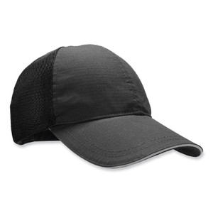 ergodyne Skullerz 8946 Baseball Cap, Cotton/Polyester, One Size Fits Most, Black, Ships in 1-3 Business Days (EGO23400) View Product Image