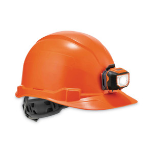 ergodyne Skullerz 8970LED Class E Hard Hat Cap Style with LED Light, Orange, Ships in 1-3 Business Days (EGO60143) View Product Image