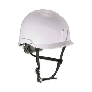 ergodyne Skullerz 8974 Class E Safety Helmet, 6-Point Ratchet Suspension, White, Ships in 1-3 Business Days (EGO60200) View Product Image