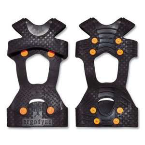 ergodyne Trex 6300TC One-Piece Slip-on Tungsten Carbide Ice Cleats, X-Large, Black, Pair, Ships in 1-3 Business Days (EGO16735) View Product Image