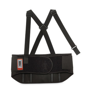 ergodyne ProFlex 1600 Standard Elastic Back Support Brace, Small, 25" to 30" Waist, Black View Product Image