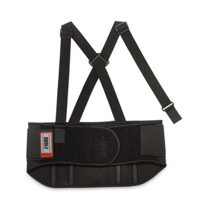 ergodyne ProFlex 1600 Standard Elastic Back Support Brace, 4X-Large, 52" to 58" Waist, Black View Product Image