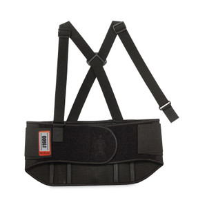 ergodyne ProFlex 1600 Standard Elastic Back Support Brace, 2X-Large, 42" to 46" Waist, Black View Product Image