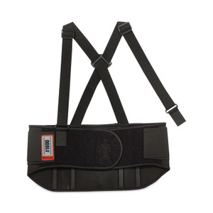 ergodyne ProFlex 1600 Standard Elastic Back Support Brace, 3X-Large, 46" to 52" Waist, Black View Product Image