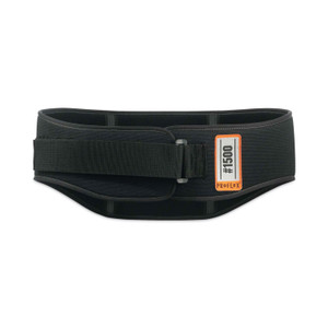 ergodyne ProFlex 1500 Weight Lifters Style Back Support Belt, Large, 34" to 38" Waist, Black, Ships in 1-3 Business Days (EGO11473) View Product Image