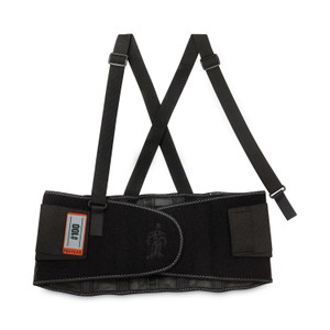 ergodyne ProFlex 100 Economy Spandex Back Support Brace, 3X-Large, 46" to 52" Waist, Black View Product Image