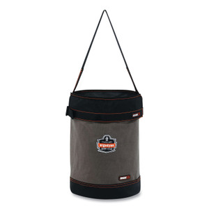 ergodyne Arsenal 5930T Web Handle Canvas Hoist Bucket and Top, 150 lb, Gray, Ships in 1-3 Business Days (EGO14830) View Product Image