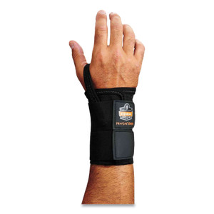 ergodyne ProFlex 4010 Double Strap Wrist Support, Small, Fits Left Hand, Black View Product Image