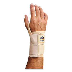 ergodyne ProFlex 4010 Double Strap Wrist Support, Large, Fits Right Hand, Tan, Ships in 1-3 Business Days (EGO70126) View Product Image