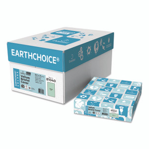 Domtar Card Stock, 110 lb Cover Weight, 8.5 x 11, Blue, 250/Pack View Product Image