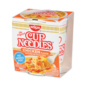 Nissin Cup Noodles, Chicken, 2.25 oz Cup, 24 Cups/Carton, Ships in 1-3 Business Days (GRR22000498) View Product Image