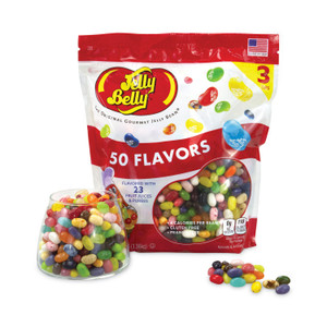 Jelly Belly 50 Flavors Jelly Beans Assortment, 3 lb Standup Bag, Ships in 1-3 Business Days (GRR22000020) View Product Image