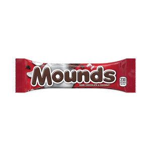 Mounds Candy Bar, Coconut and Dark Chocolate 1.75 oz, 36/Carton, Ships in 1-3 Business Days (GRR24600180) View Product Image