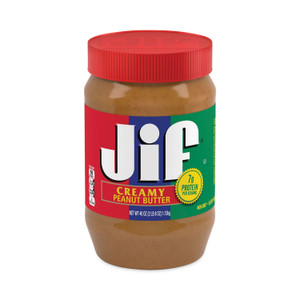 Jif Creamy Peanut Butter, 40 oz Jar, 2/Pack, Ships in 1-3 Business Days (GRR30700227) View Product Image