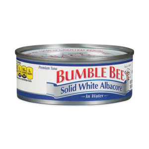 Bumble Bee Solid White Albacore Tuna in Water, 5 oz Can, 8/Pack, Ships in 1-3 Business Days (GRR22000701) View Product Image