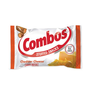 Combos Baked Snacks, 1.8 oz Bag, Cheddar Cheese Pretzel, 18 Bags/Carton View Product Image