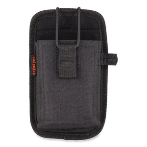 ergodyne Squids 5542 Phone Style Scanner Holster w/Belt Loop, Small, 1 Comp, 3.75x1x6.5, Polyester, Black, Ships in 1-3 Business Days (EGO19191) View Product Image