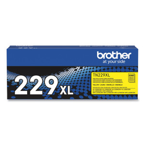Brother TN229XLY High-Yield Toner, 2,300 Page-Yield, Yellow View Product Image