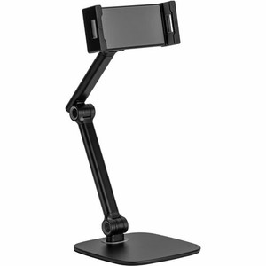 Kantek Adjustable Universal Tablet/Phone Desktop Stand - Up to 12.90" Screen Support - Desktop - Aluminum, Steel, Plastic Product Image 