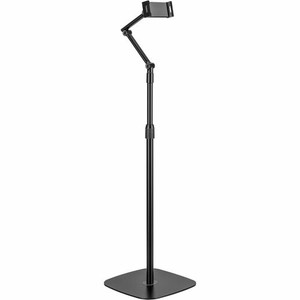 Kantek Adjustable Universal Tablet/Phone Floor Stand - Up to 12.90" Screen Support - Floor - Aluminum, Steel, Plastic Product Image 