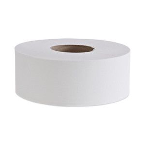 Boardwalk Jumbo Roll Bathroom Tissue, Septic Safe, 2-Ply, White, 3.4" x 1,000 ft, 12 Rolls/Carton View Product Image
